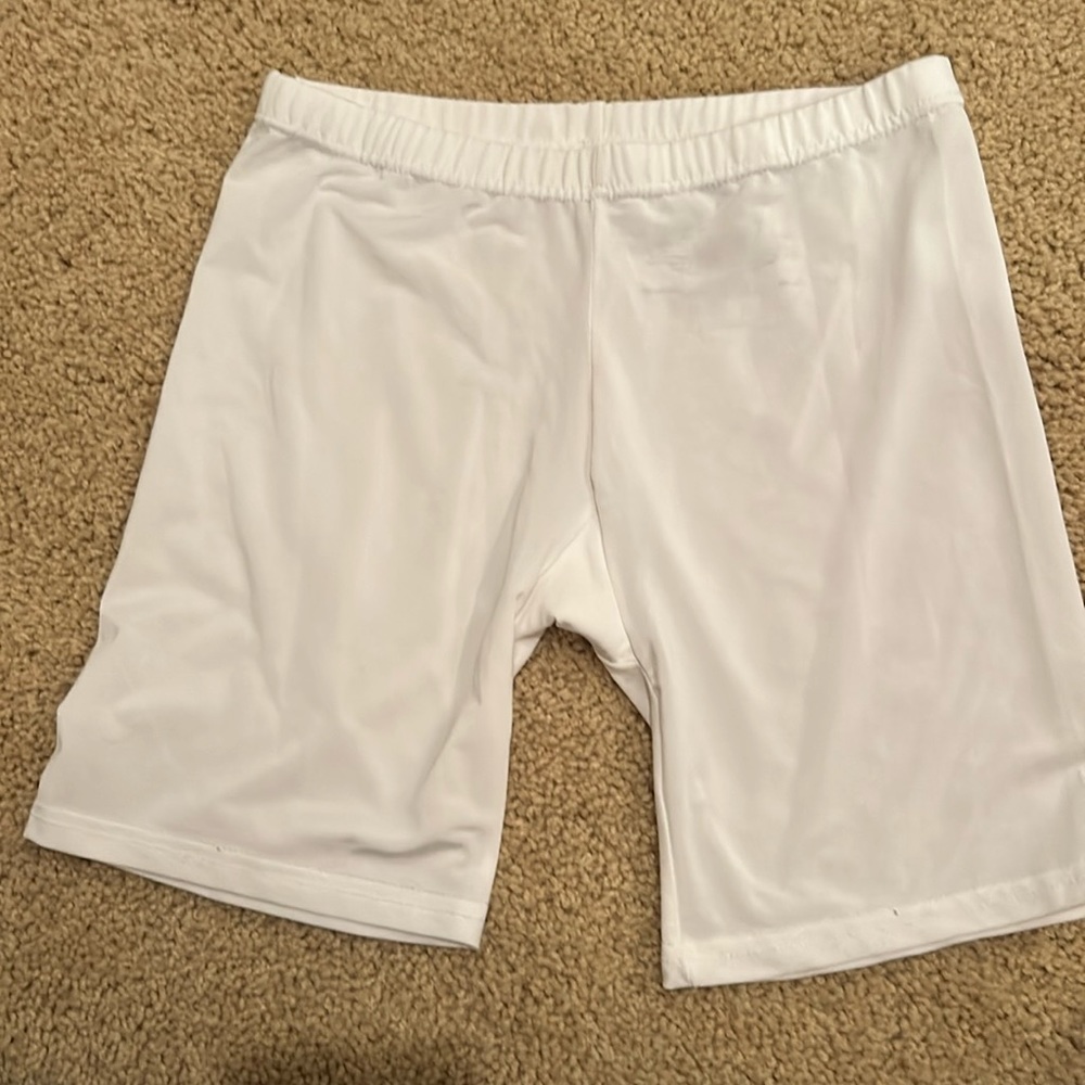 White Under Shorts Girls Size 8